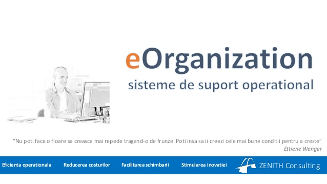 e-Organizare - o modalitate mai bună de a gestiona informațiile de suport ale companiei